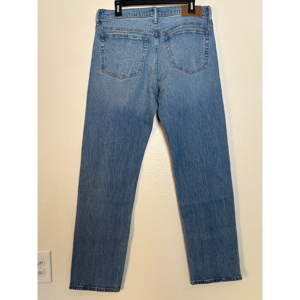 Madewell 1991 Straight Leg Jeans Mainshore Wash NJ015 Mens 33x32 - Picture 4 of 6